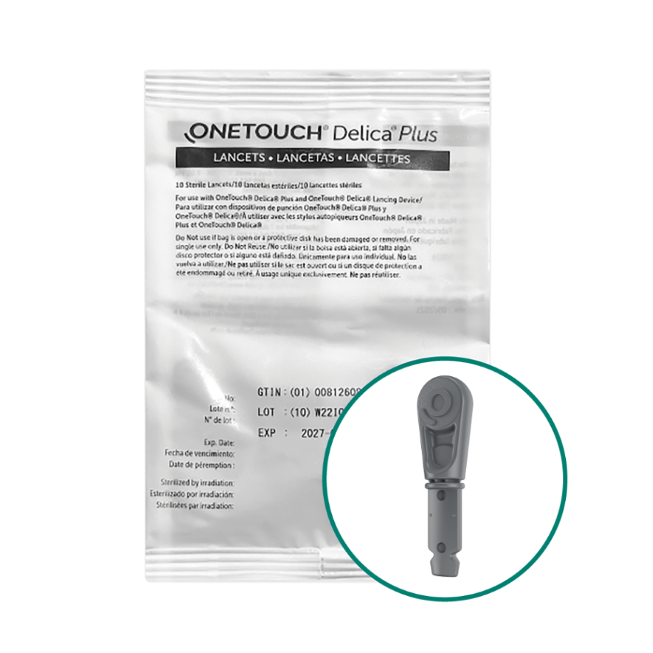 Lancetas OneTouch® Delica® Plus Lancetas OneTouch® Delica® Plus