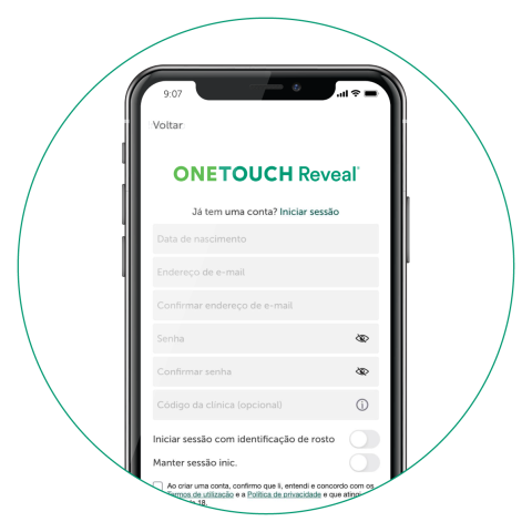 Abrir la app y crear la cuenta Abrir la app y crear la cuenta